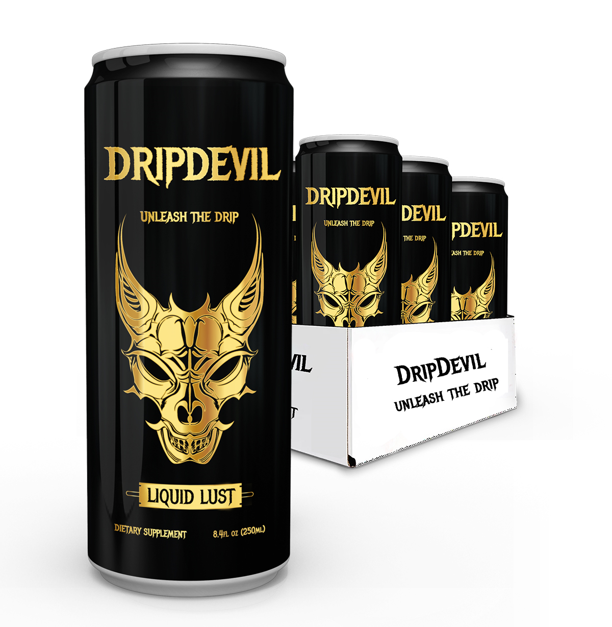 DRIPDEVIL | Premium Non-Alcoholic Drink | Lemon Mint | 8.4fl oz